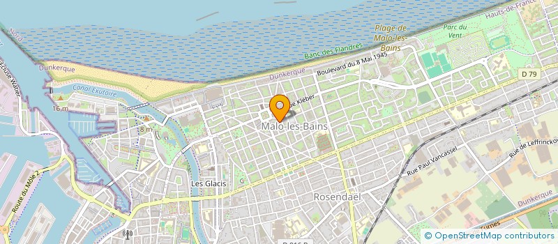 localisation de l'entreprise SCI DE LA RUE ST PIERRE à DUNKERQUE