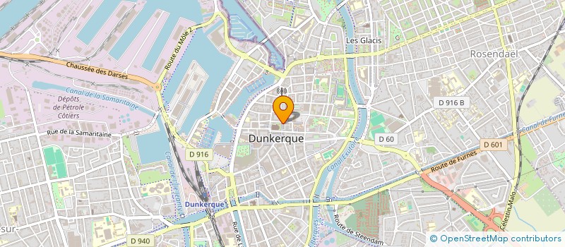 localisation de l'entreprise SCI DE LA RUE THEVENET HERVAS à DUNKERQUE