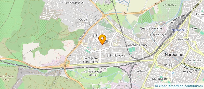 localisation de l'entreprise SCI DE LA RUE VAUBAN  NARBONNE