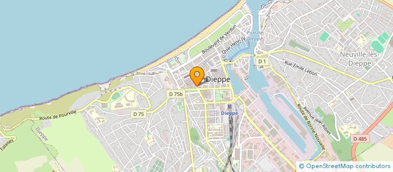 localisation de l'entreprise SCI DE LA RUE VICTOR HUGO  DIEPPE