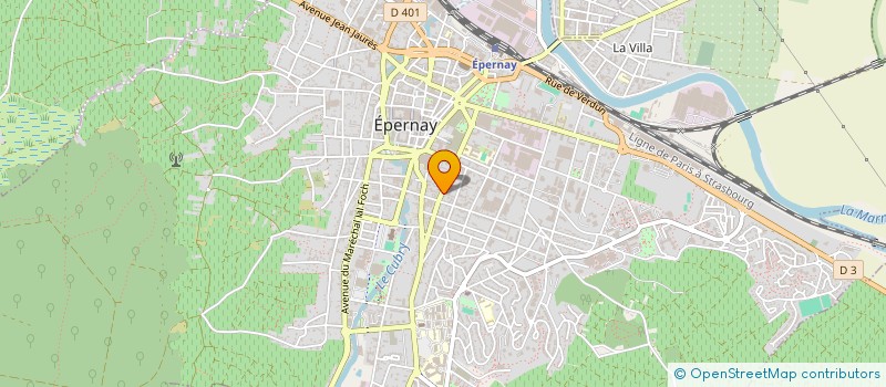 localisation de l'entreprise SCI DE LA RUELLE  EPERNAY
