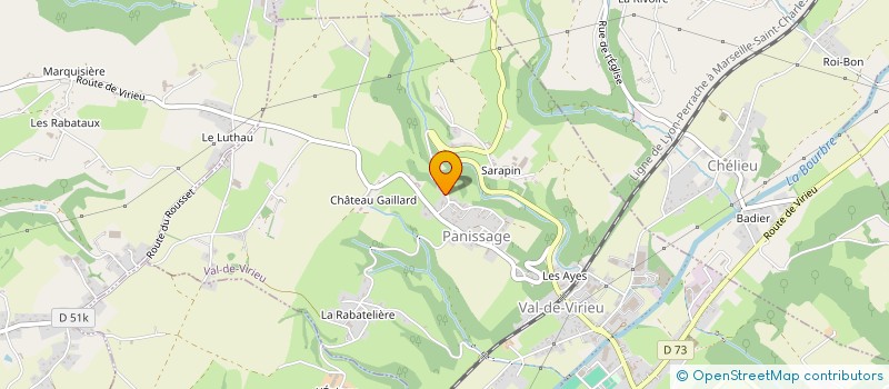 localisation de l'entreprise SCI DE LA RUELLE  VILLAGES DU LAC DE PALADRU