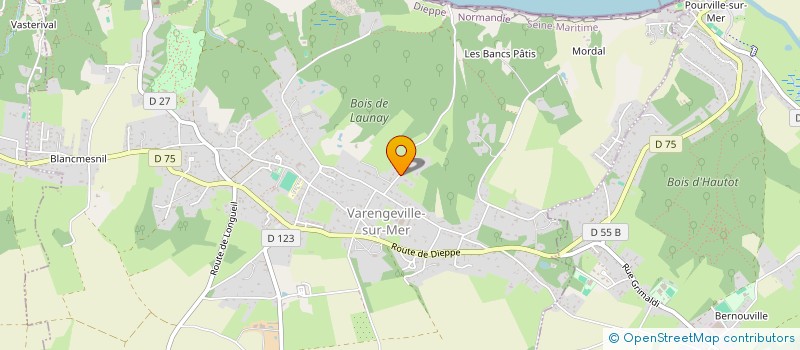 localisation de l'entreprise SCI DE LA RUELLE AUX PRETRES à VARENGEVILLE-SUR-MER