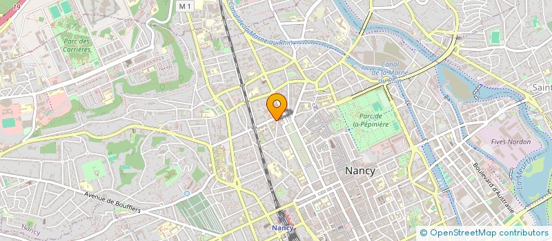 localisation de l'entreprise SCI DE LA RUELLE DE L ESPRIT  NANCY