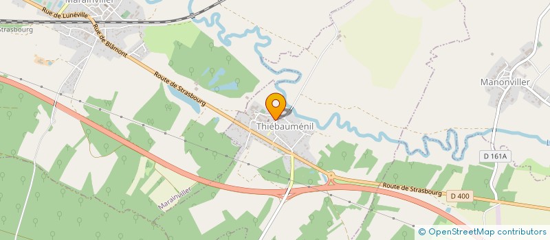 localisation de l'entreprise SCI DE LA RUELLE DE LA VEZOUZE  LUNEVILLE