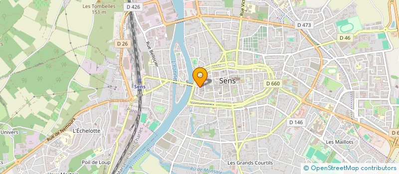 localisation de l'entreprise SCI DE LA RUELLE DE MAILLOT  MAILLOT