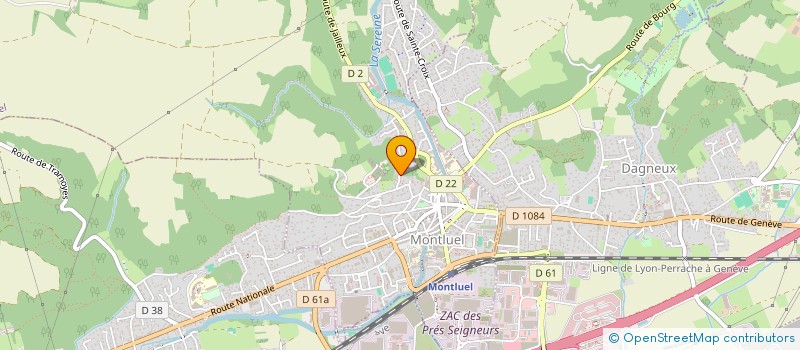 localisation de l'entreprise SCI DE LA RUETTE  MONTLUEL