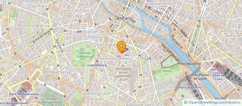 localisation de l'entreprise SCI DE LA RUNE DU LION  PARIS