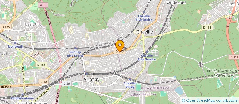localisation de l'entreprise SCI DE LA S.A.B. à CHAVILLE
