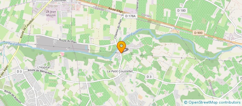 localisation de l'entreprise SCI DE LA SABLIERE  OPPEDE