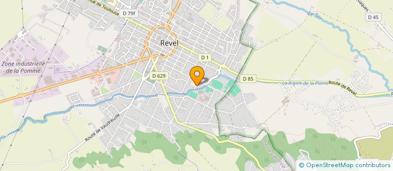 localisation de l'entreprise SCI DE LA SABLIERE  REVEL