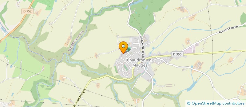 localisation de l'entreprise SCI DE LA SABLIERE  MAUGES-SUR-LOIRE