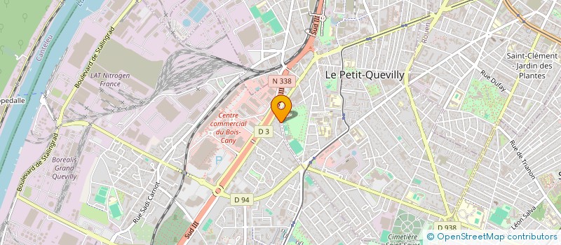 localisation de l'entreprise SCI DE LA SABLONNIERE  LE GRAND-QUEVILLY