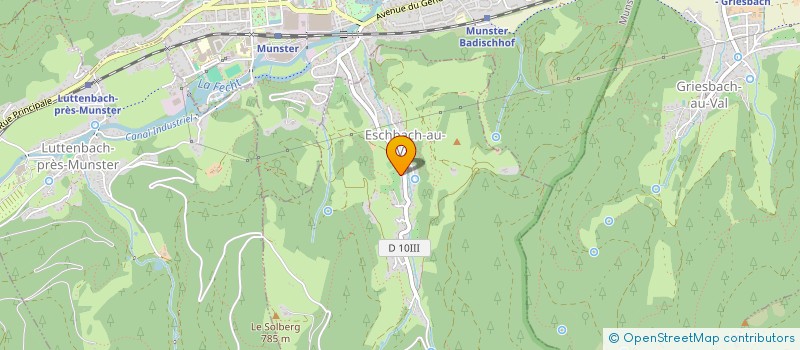 localisation de l'entreprise SCI DE LA SABOTERIE  LUTTENBACH-PRES-MUNSTER