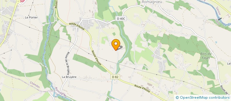 localisation de l'entreprise SCI DE LA SAGE à ROMAGNIEU