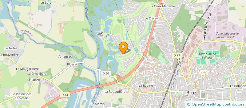 localisation de l'entreprise SCI DE LA SAGESSE  BRUZ