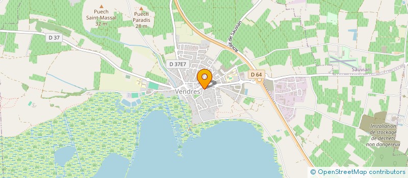 localisation de l'entreprise SCI DE LA SAINCERELLE  VENDRES