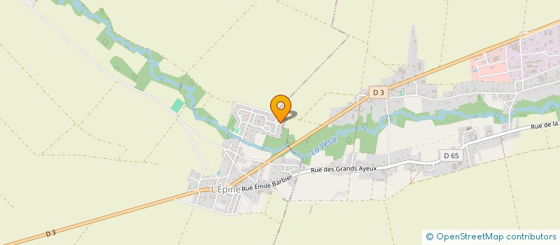 localisation de l'entreprise SCI DE LA SAINT JEAN  L'EPINE