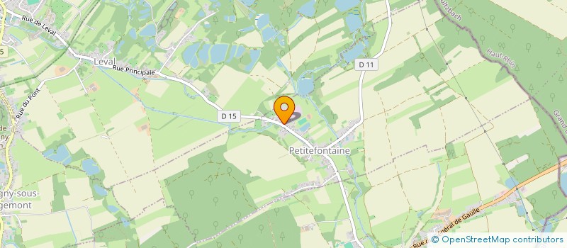 localisation de l'entreprise SCI DE LA SAINT NICOLAS à PETITEFONTAINE