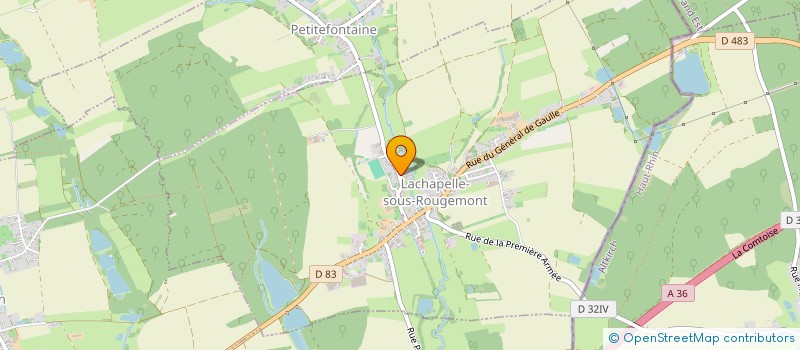 localisation de l'entreprise SCI DE LA SAINT-NICOLAS à LACHAPELLE-SOUS-ROUGEMONT