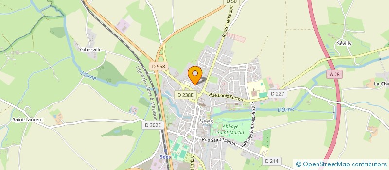localisation de l'entreprise SCI DE LA SAINTE FAMILLE à SEES