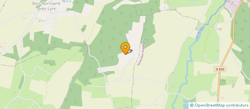 localisation de l'entreprise SCI DE LA SALLE  LA NEUVE-LYRE