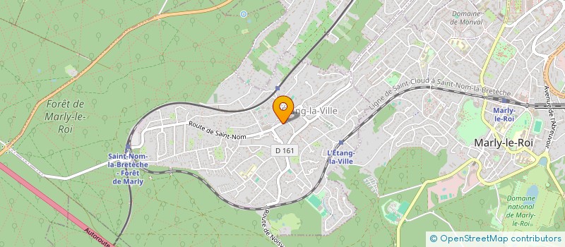 localisation de l'entreprise SCI DE LA SALLE  L'ETANG-LA-VILLE