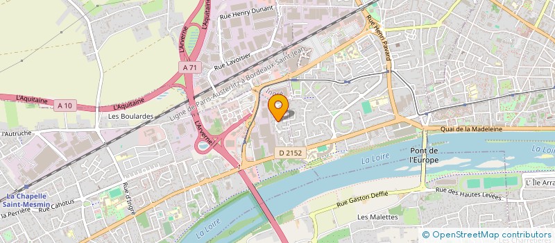localisation de l'entreprise SCI DE LA SALLE à LA CHAPELLE-SAINT-MESMIN