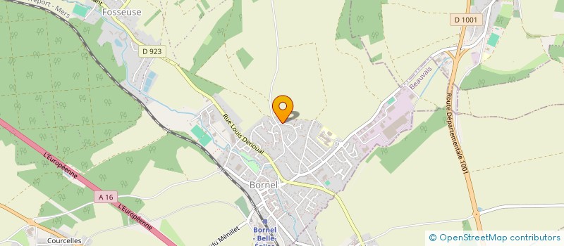 localisation de l'entreprise SCI DE LA SAMSONNE  BORNEL