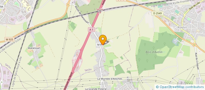 localisation de l'entreprise SCI DE LA SARRE à SECLIN