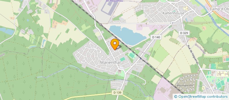 localisation de l'entreprise SCI DE LA SARRE  HAGUENAU