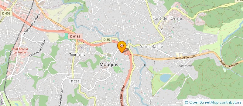 localisation de l'entreprise SCI DE LA SARREE  CANNES