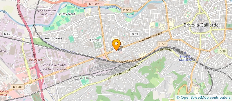 localisation de l'entreprise SCI DE LA SARRETIE  BRIVE-LA-GAILLARDE