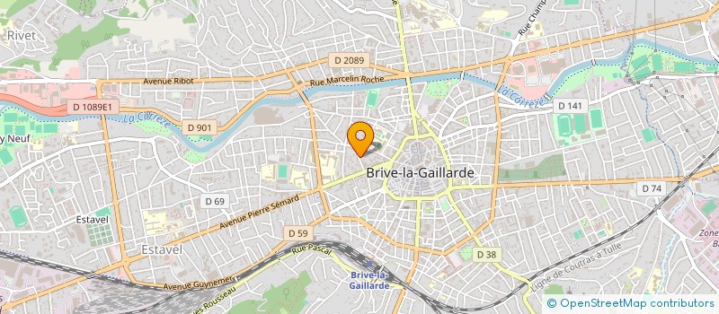 localisation de l'entreprise SCI DE LA SARRETIE FOURNIAL à BRIVE-LA-GAILLARDE