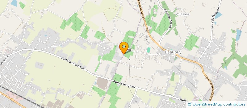 localisation de l'entreprise SCI DE LA SAUBOLE  FOURQUES SUR GARONNE