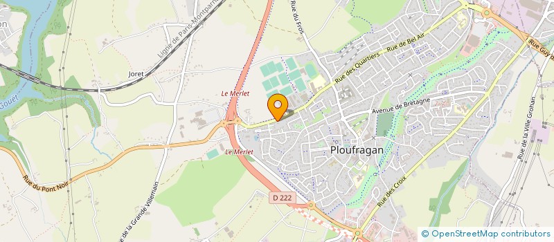 localisation de l'entreprise SCI DE LA SAUDRAIE DOUVENANT  PLOUFRAGAN