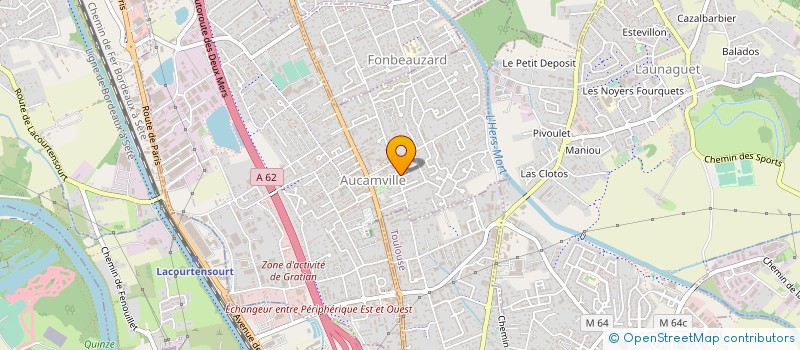 localisation de l'entreprise SCI DE LA SAUDRUNE à AUCAMVILLE