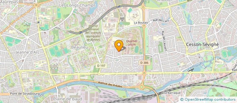 localisation de l'entreprise SCI DE LA SAUNIERE à CESSON-SEVIGNE