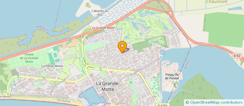 localisation de l'entreprise SCI DE LA SAUPIN  LA GRANDE-MOTTE