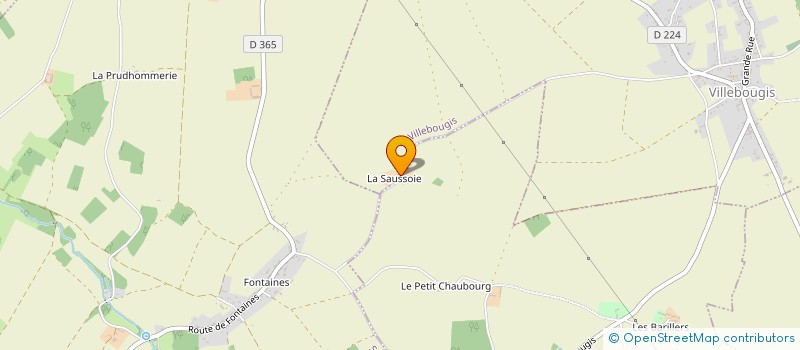 localisation de l'entreprise SCI DE LA SAUSSOIE  VILLEBOUGIS