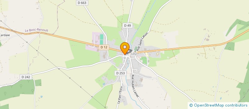 localisation de l'entreprise SCI DE LA SAUVAGERE à LA FERTE-EN-OUCHE
