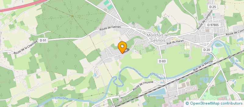 localisation de l'entreprise SCI DE LA SAUVAGERIE  MONTFORT-LE-GESNOIS