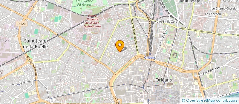 localisation de l'entreprise SCI DE LA SCELLERIE à ORLEANS