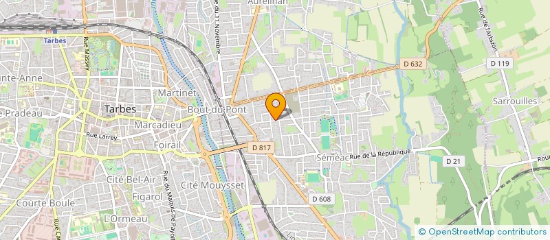 localisation de l'entreprise SCI DE LA SCENDERE  SEMEAC