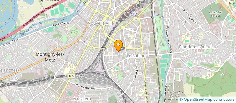 localisation de l'entreprise SCI DE LA SCIE  METZ