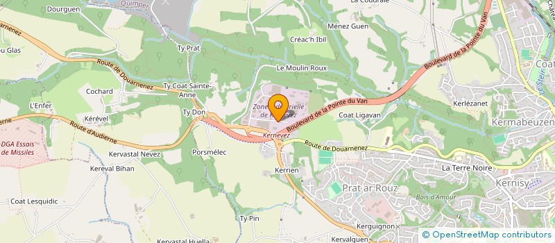 localisation de l'entreprise SCI DE LA SCIERIE à AURAY