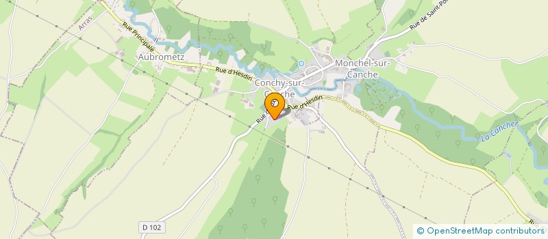 localisation de l'entreprise SCI DE LA SCIERIE  CONCHY-SUR-CANCHE