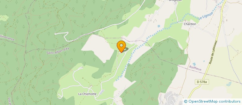 localisation de l'entreprise SCI DE LA SECHERAS à SAINT ALBAN D'AY