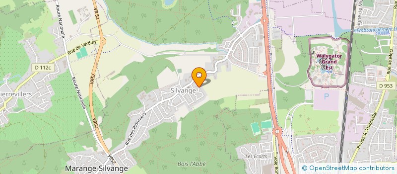 localisation de l'entreprise SCI DE LA SEIGNEULLE  MARANGE SILVANGE