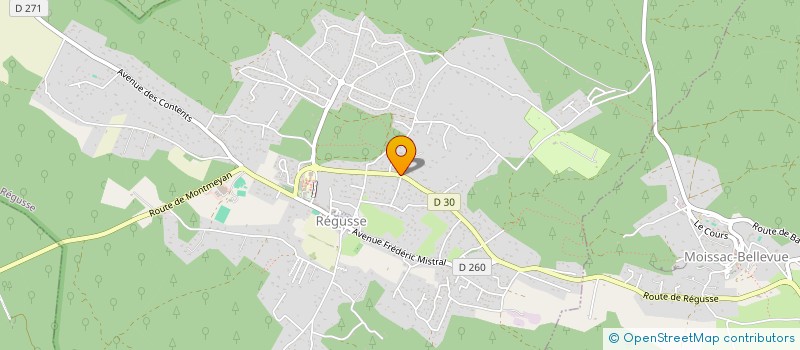 localisation de l'entreprise SCI DE LA SEIGNEURIE  REGUSSE